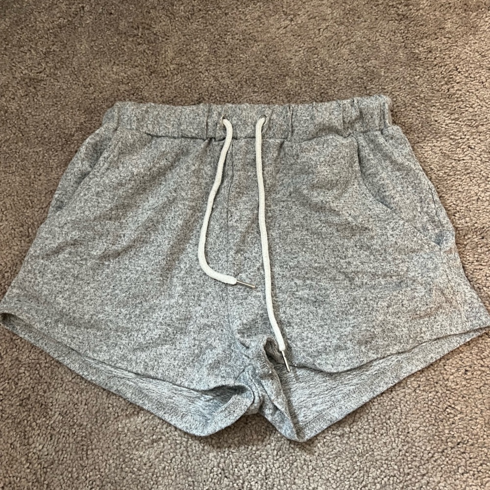 SHEIN gray lounge shorts with pockets